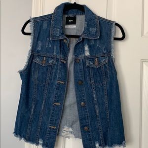 Urban outfitters denim vest